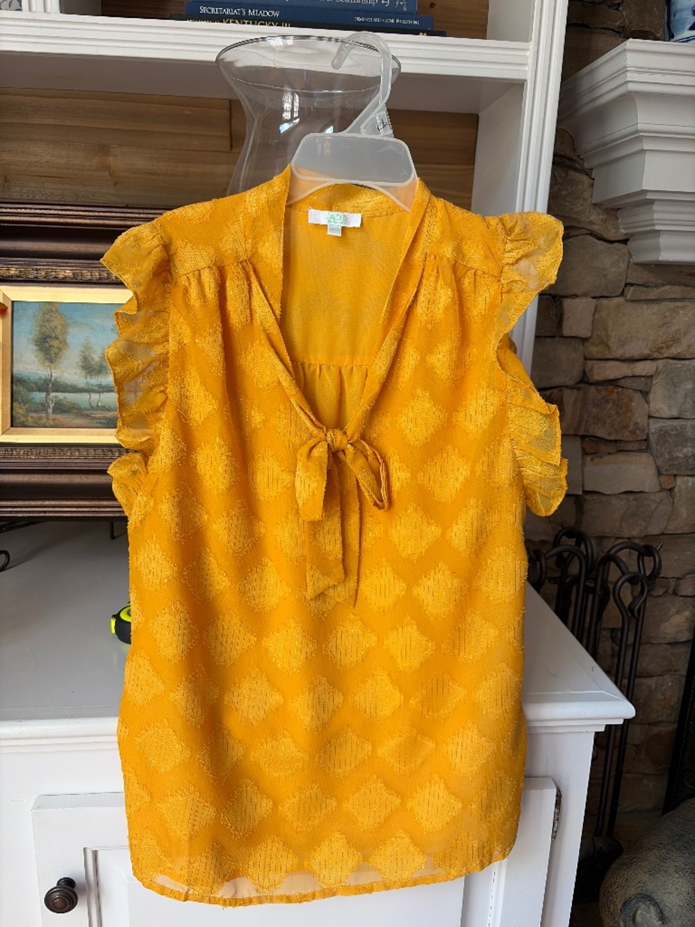 Jade blouse size large